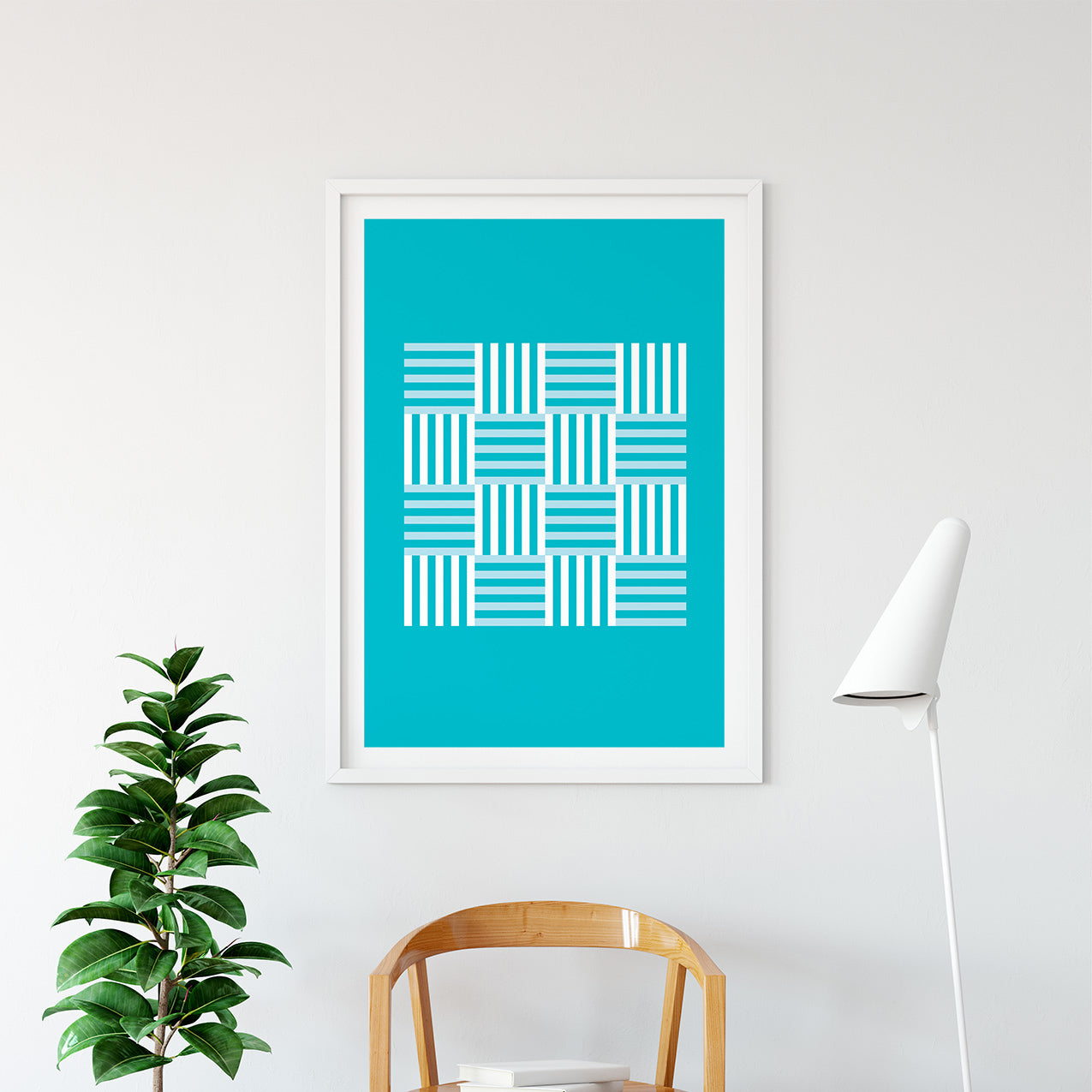 Graphic Weave Poster