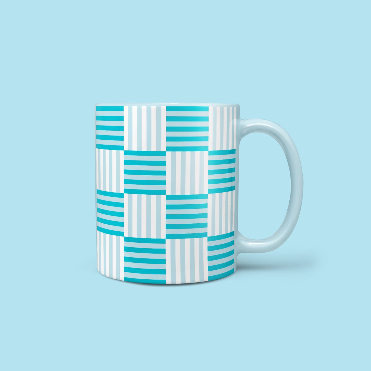 Graphic Weave Mug