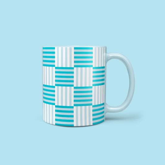 Graphic Weave Mug