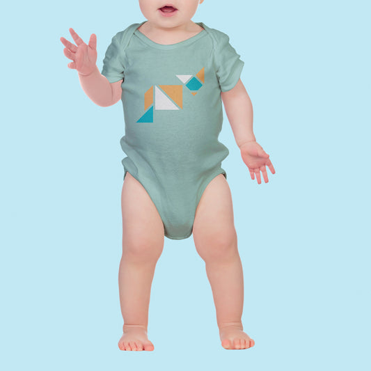 Tangram Fox Onesie